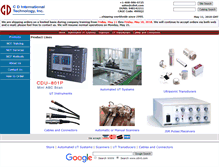 Tablet Screenshot of cdint.com